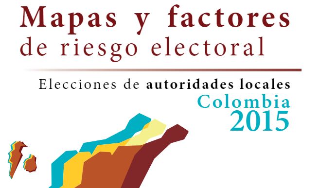 Libro MOE: Mapas de Riesgo Electoral MOE (Elecciones Autoridades Locales 2015)