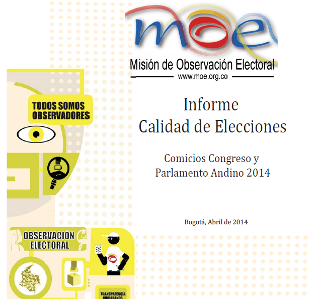 Informe Calidad Elecciones Congreso 2014