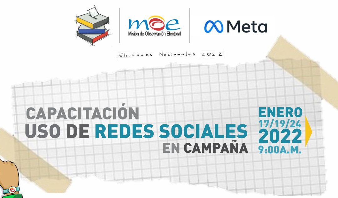 Capacitación META en uso de redes sociales en campaña