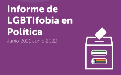 Informe de LGBTIfobia en política (Junio 2021 – junio 2022)