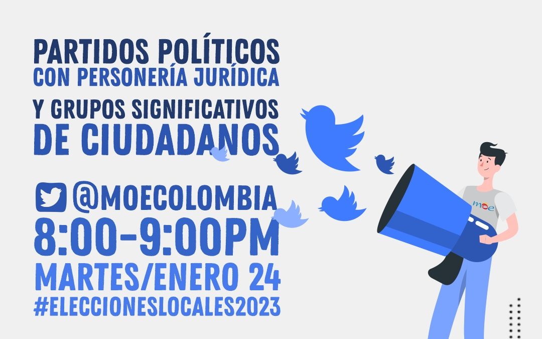 Twitter Space: Partidos políticos con personería jurídica y Grupos Significativos de Ciudadanos