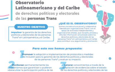Conoce más sobre los derechos políticos y electorales de las personas Trans* en América Latina