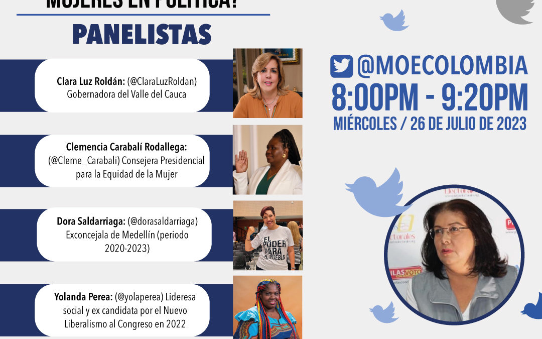 #TwitterSpace – #LaPolíticaNoEsPa’Machos ¿A qué se enfrentan las mujeres en política?