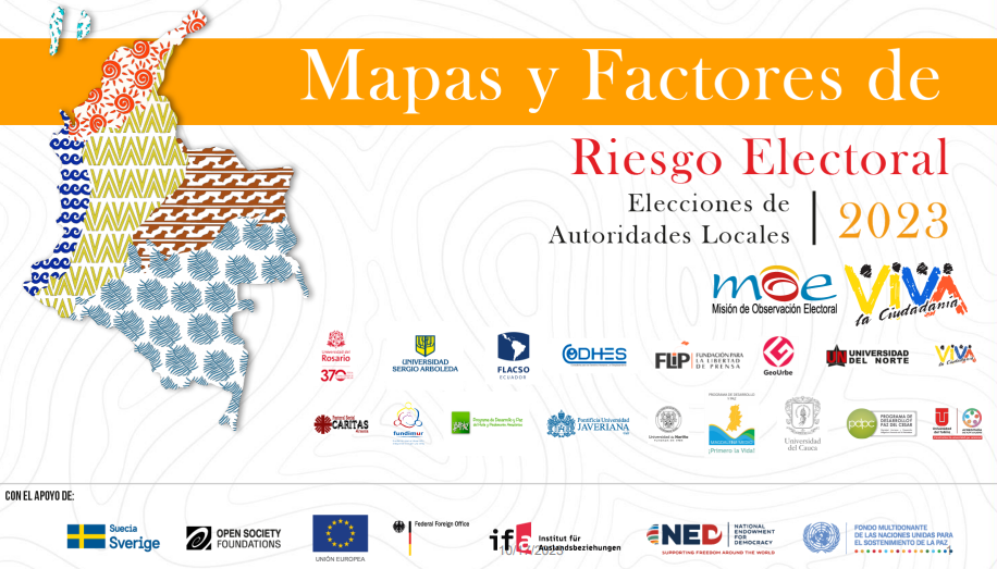 Mapas y Factores de Riesgo Electoral – Antioquia. Elecciones de autoridades locales 2023