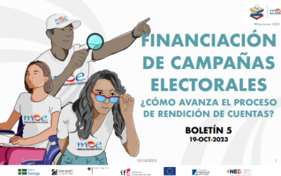 Boletín No. 5 (19 oct 2023) – Financiación de campañas electorales – ¿Cómo avanza el proceso de rendición de cuentas?
