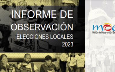 Informe final de observación – Elecciones Locales 2023