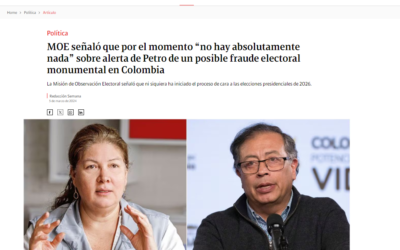 MOE señaló que por el momento “no hay absolutamente nada” sobre alerta de Petro de un posible fraude electoral monumental en Colombia